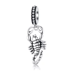 Pandora Style Silver Scorpio Dangle - SCC1329 Pandora Style Silver Scorpio Dangle - SCC1329