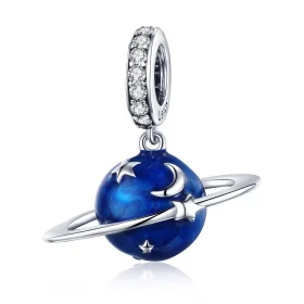 Pandora Style Silver Secret Planet Dangle - SCC933 Pandora Style Silver Secret Planet Dangle - SCC933