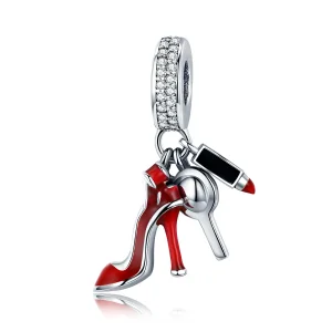 (image for) Pandora Style Silver Sexy Dressing Dangle - SCC457