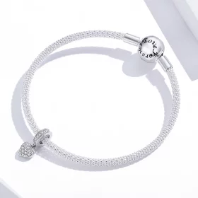 Pandora Style Silver Shiny Love Dangle - BSC211 Pandora Style Silver Shiny Love Dangle - BSC211