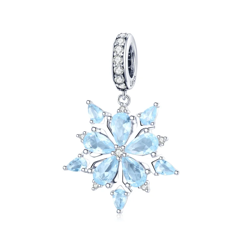 (image for) Pandora Style Silver Snowflakes Dangle - SCC940 - Product Image