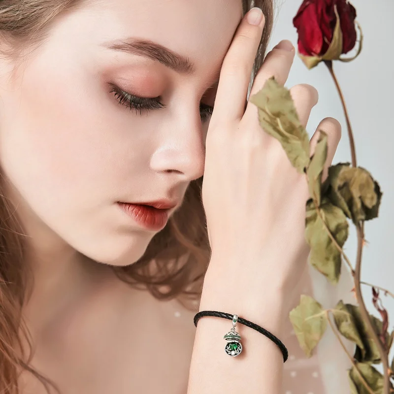 (image for) Pandora Style Silver Surprise of Love Dangle - SCC689 - View 3