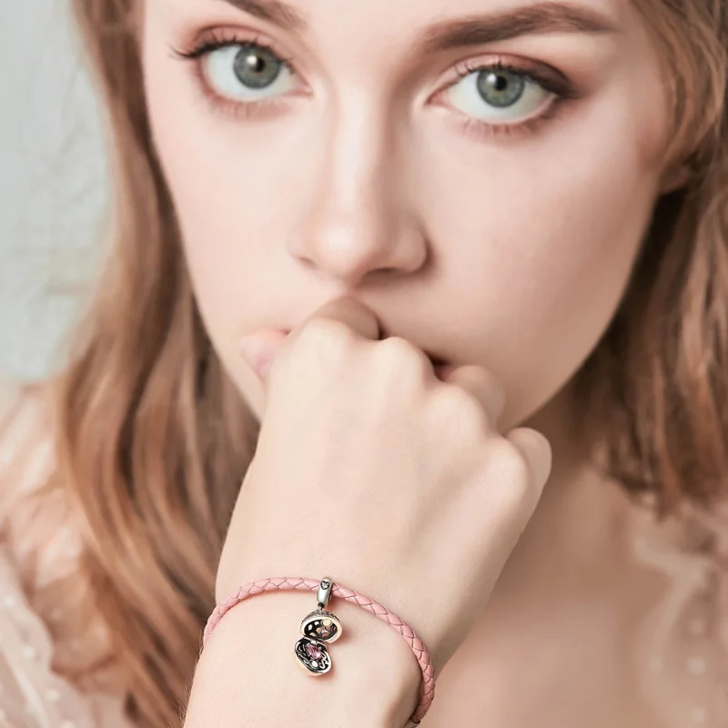 (image for) Pandora Style Silver Surprise of Love Dangle - SCC689 - View 6