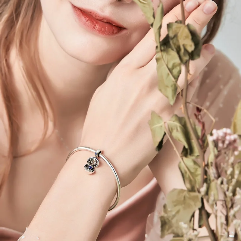 (image for) Pandora Style Silver Surprise of Love Dangle - SCC689 - View 11