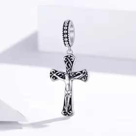 Pandora Style Silver The Cross of Jesus Dangle - SCC1407 Pandora Style Silver The Cross of Jesus Dangle - SCC1407