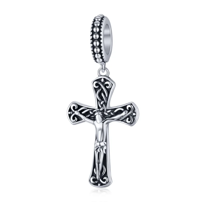 (image for) Pandora Style Silver The Cross of Jesus Dangle - SCC1407 - Product Image