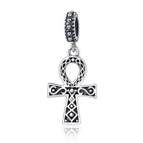 Pandora Style Silver The Cross of The Power of Retro Faith Dangle - SCC185 Pandora Style Silver The Cross of The Power of Retro Faith Dangle - SCC185