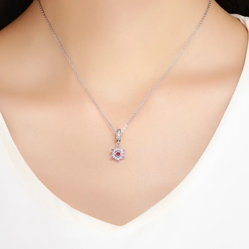 (image for) Pandora Style Silver The Dance of Flowers Dangle - SCC840 - View 5