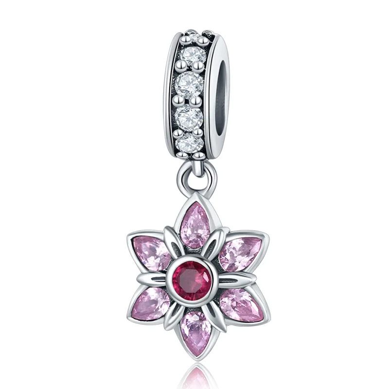 (image for) Pandora Style Silver The Dance of Flowers Dangle - SCC840 - Product Image