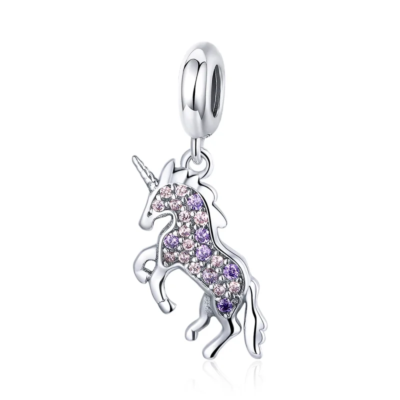 (image for) Pandora Style Silver Unicorn Dangle - SCC996 - Product Image