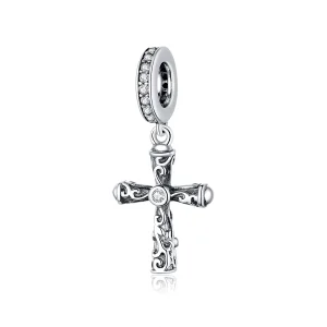 (image for) Pandora Style Silver Vintage Cross Dangle - BSC313