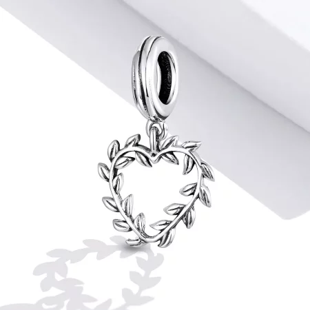 Pandora Style Silver Weave Love Dangle - SCC1520