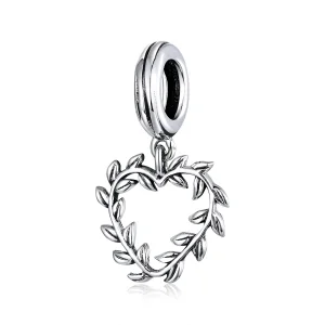 (image for) Pandora Style Silver Weave Love Dangle - SCC1520