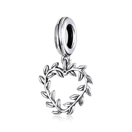 Pandora Style Silver Weave Love Dangle - SCC1520