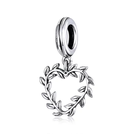 Pandora Style Silver Weave Love Dangle - SCC1520