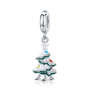 (image for) Pandora Style Silver Xmas Tree Dangle - SCC1356