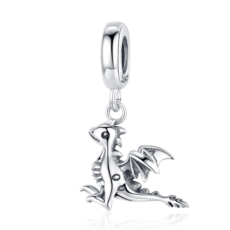 (image for) Pandora Style Silver You Are Magic Dragon Dangle - SCC1322 - Product Image