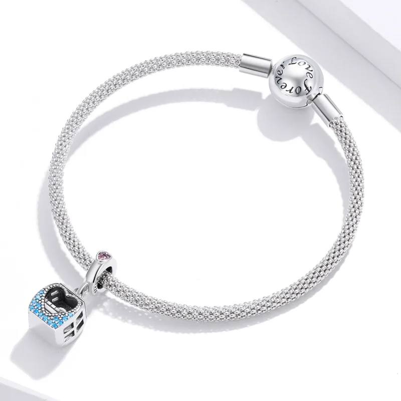 (image for) Pandora Style Small Cable Car Dangle - SCC1741 - View 3