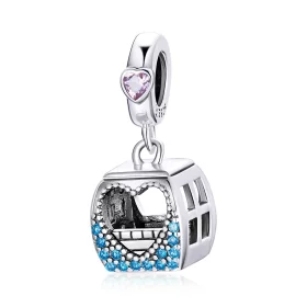 Pandora Style Small Cable Car Dangle - SCC1741