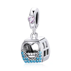 (image for) Pandora Style Small Cable Car Dangle - SCC1741