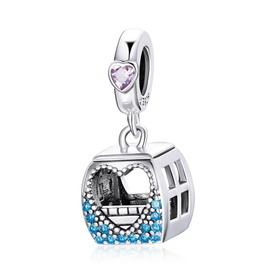 Pandora Style Small Cable Car Dangle - SCC1741