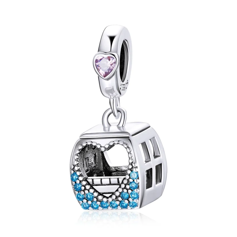 (image for) Pandora Style Small Cable Car Dangle - SCC1741 - Product Image