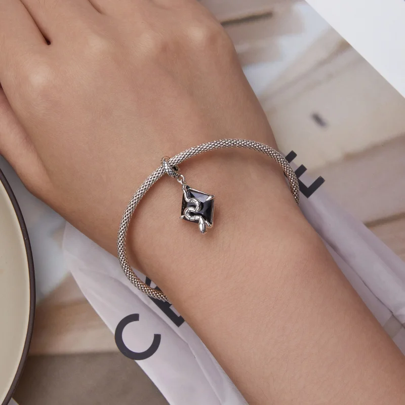 (image for) Pandora Style Snake Dangle - BSC691 - View 5