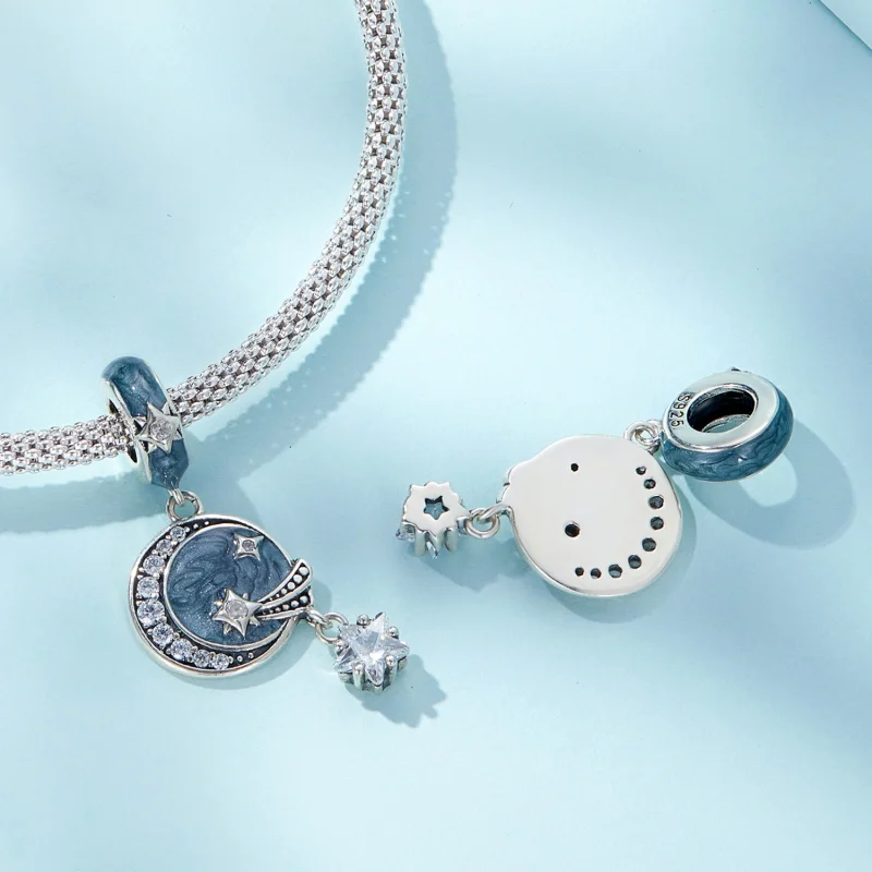 (image for) Pandora Style Star Galaxy Dangle - SCC2369 - View 4