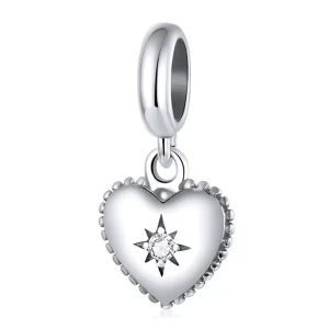 (image for) Pandora Style Starburst Love Dangle - SCX132