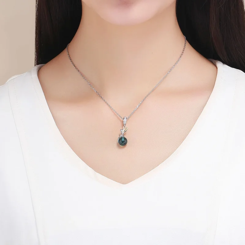 (image for) Pandora Style Two Tone Bicolor Elf Planet Dangle - BSC056 - View 5