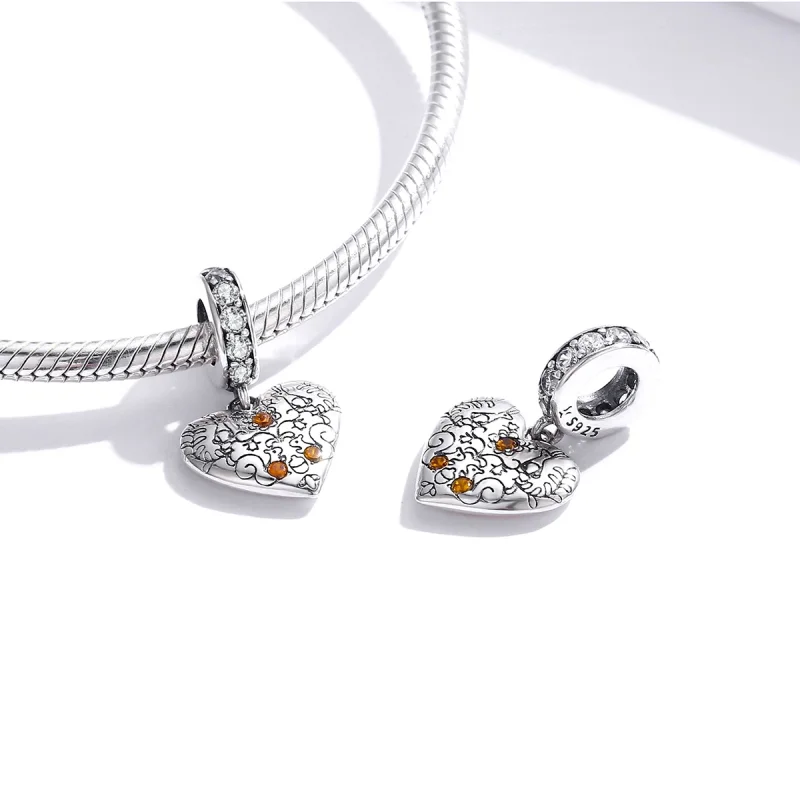 (image for) Pandora Style Vine Pine Cones Dangle - SCC1600 - View 4