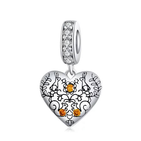 Pandora Style Vine Pine Cones Dangle - SCC1600