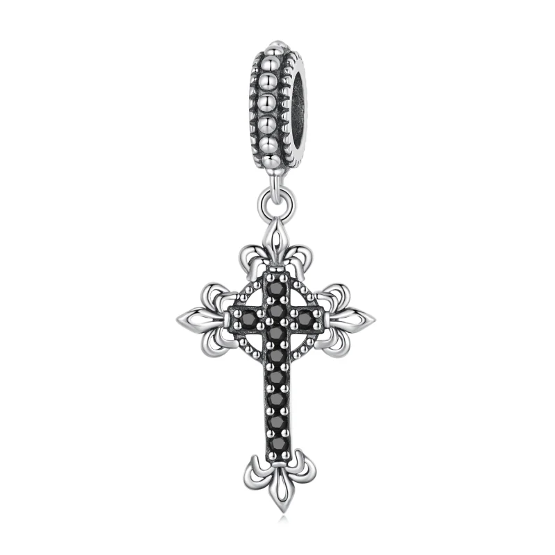 (image for) Pandora Style Vintage Cross Dangle - BSC669 - Product Image