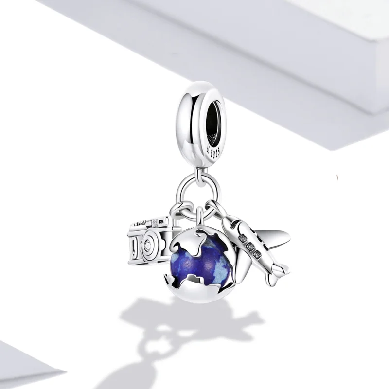 (image for) Pandora Style World Travel - Mini Camera Dangle - SCC2027 - View 2