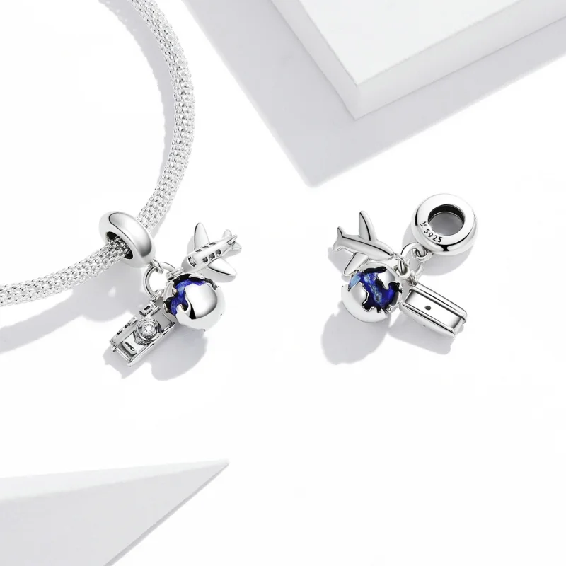 (image for) Pandora Style World Travel - Mini Camera Dangle - SCC2027 - View 4