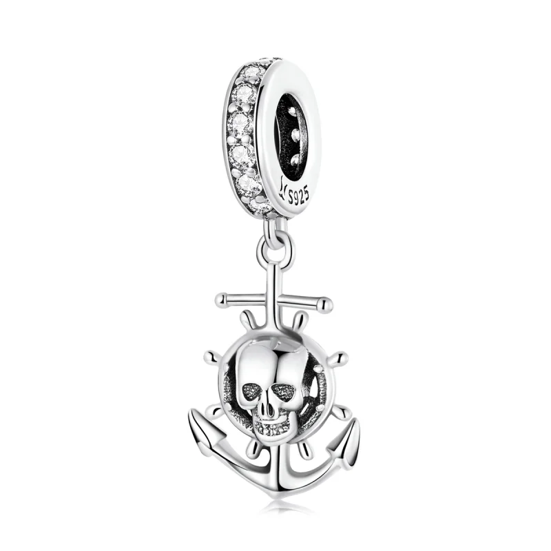 (image for) Pandora Style World Travel - Skeleton Pirate Ship Dangle - SCC2030 - Product Image