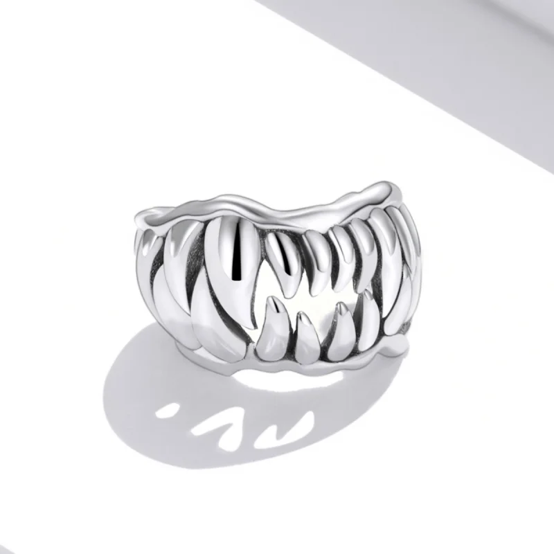 (image for) Pandora Style Beast Tooth Ear clip - SCE1203 - View 2