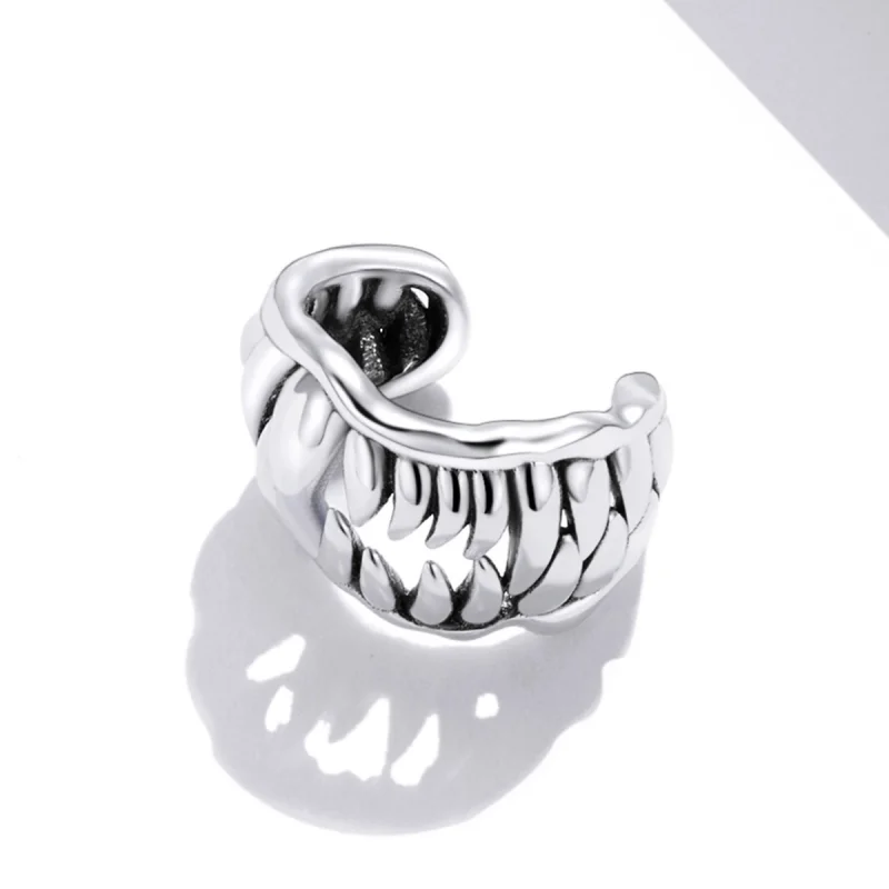 (image for) Pandora Style Beast Tooth Ear clip - SCE1203 - View 3