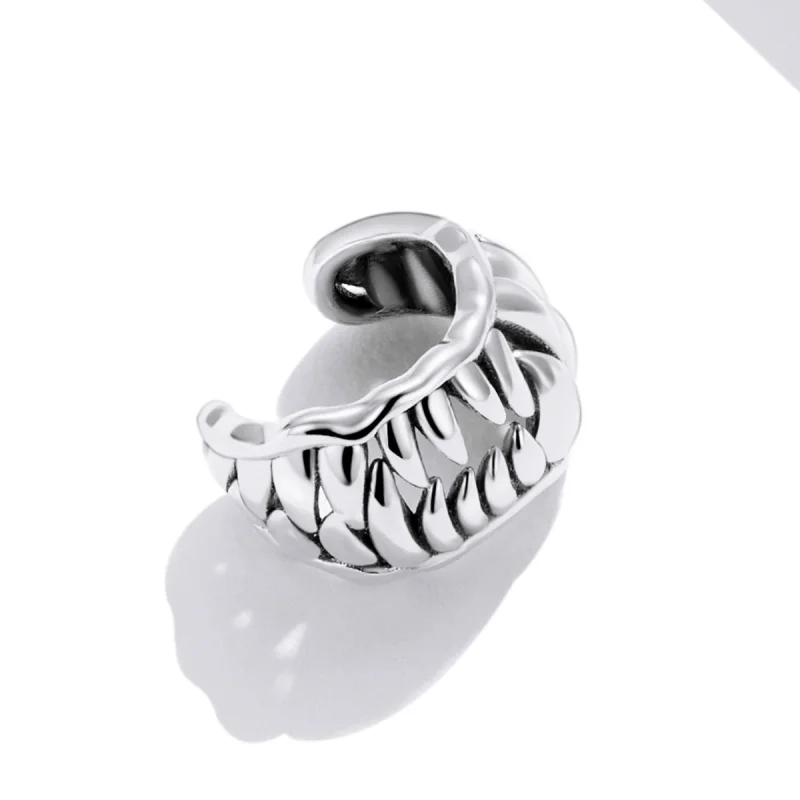 (image for) Pandora Style Beast Tooth Ear clip - SCE1203 - View 4
