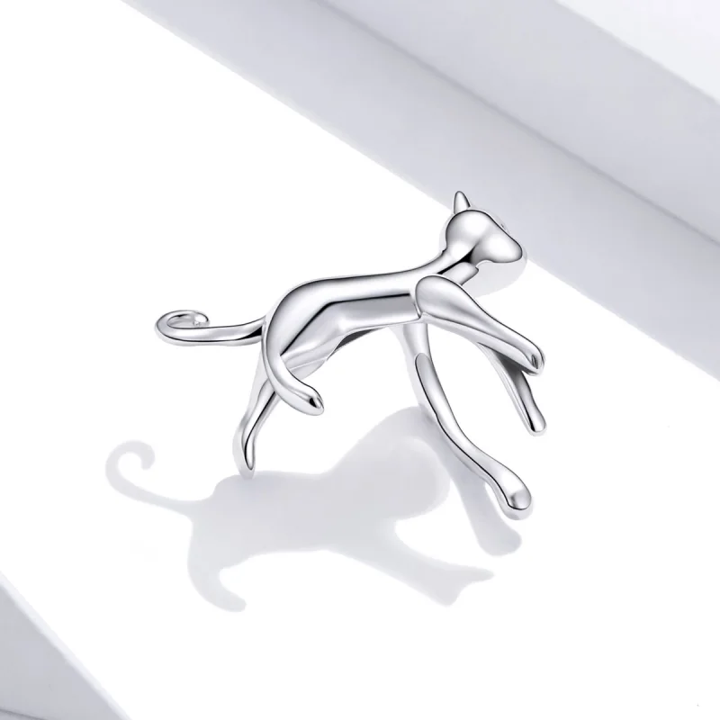 (image for) Pandora Style Cute Kitten Ear clip - SCE967 - View 3