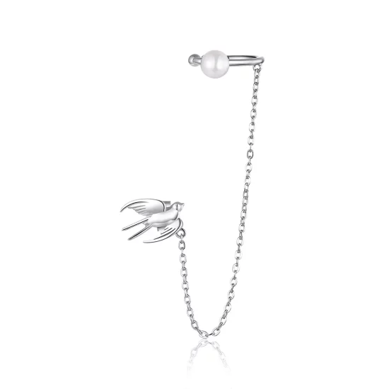 Pandora Style Flying Swallow Ear clip - BSE411