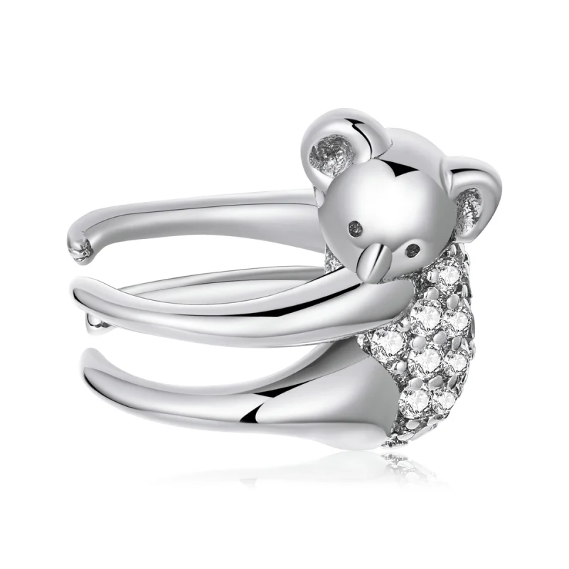 (image for) Pandora Style Koala Ear clip - SCE1338 - Product Image