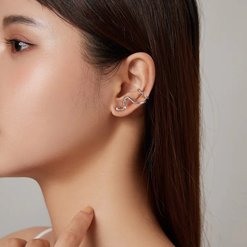 (image for) Pandora Style Mystic Snake Ear clip - BSE510 - View 8