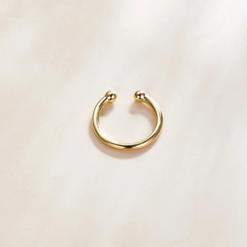 (image for) Pandora Style Open Circel Ear clip - SCE1094 - View 2