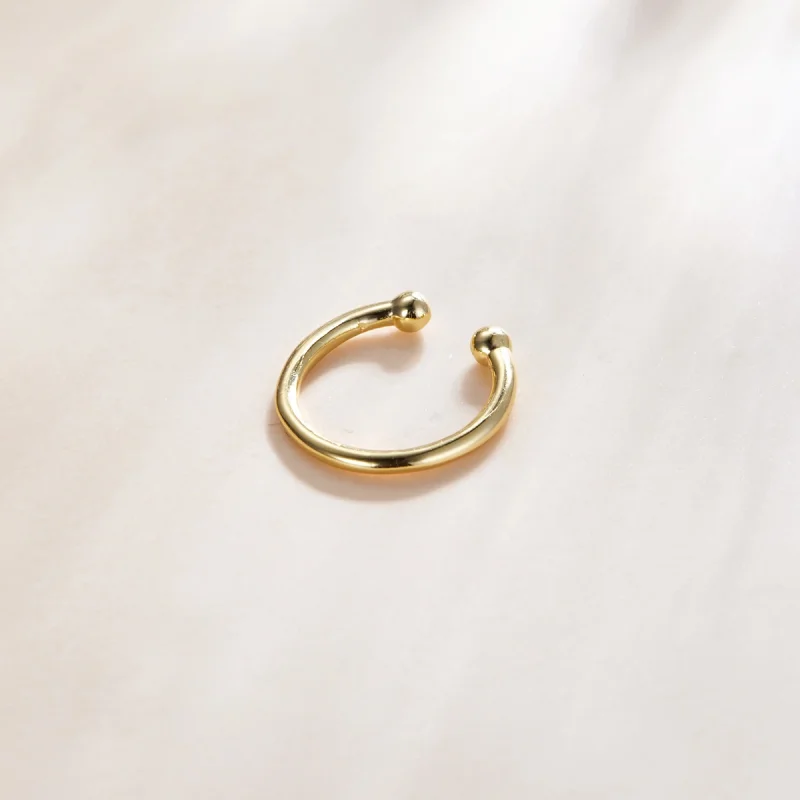 (image for) Pandora Style Open Circel Ear clip - SCE1094 - View 3