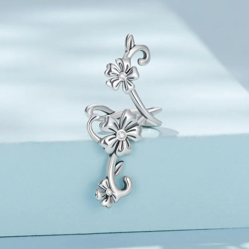 (image for) Pandora Style Pattern Ear clip - SCE1512 - View 2