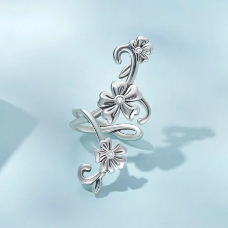 Pandora Style Pattern Ear clip - SCE1512