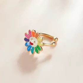 Pandora Style Pop Sun Flower Ear clip - SCE1235 Pandora Style Pop Sun Flower Ear clip - SCE1235