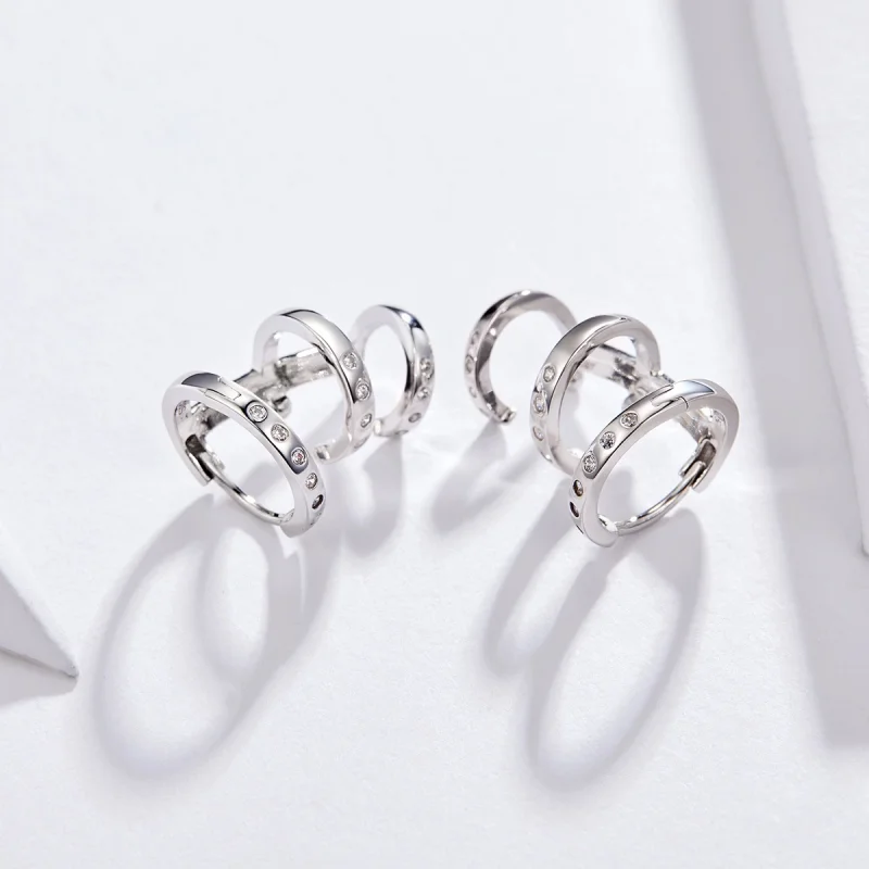 (image for) Pandora Style Punk Girl Ear clip - BSE085 - View 2