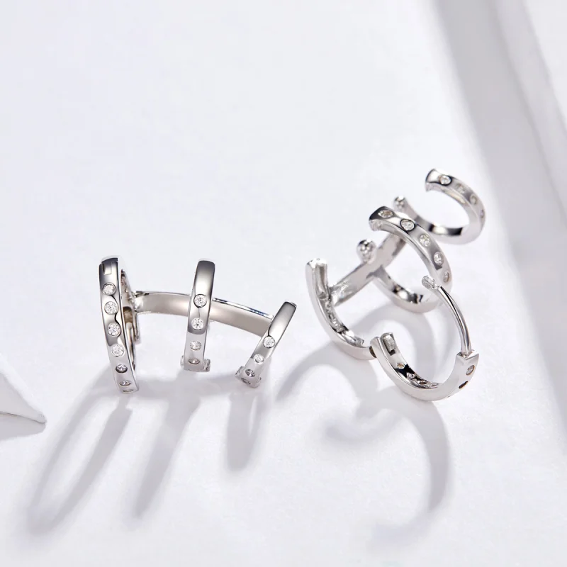 (image for) Pandora Style Punk Girl Ear clip - BSE085 - View 4